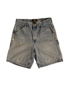 Route 66 Washed Blue Denim Work Jorts